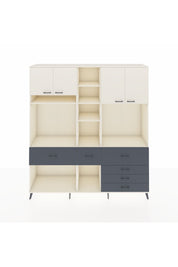 Hyperion Dolap 11 Raflı 6 Çekmeceli 4 Kapaklı 220x44x243 - S553M036V05B