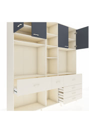 Hyperion Dolap 11 Raflı 6 Çekmeceli 4 Kapaklı 220x44x243 - S553M036V07B