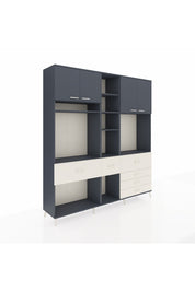 Hyperion Dolap 11 Raflı 6 Çekmeceli 4 Kapaklı 220x44x243 - S553M036V16B