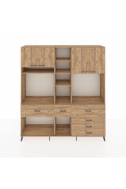 Hyperion Dolap 11 Raflı 6 Çekmeceli 4 Kapaklı 220x44x243 - S553M036V21B