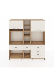 Hyperion Dolap 11 Raflı 6 Çekmeceli 4 Kapaklı 220x44x243 - S553M036V22B