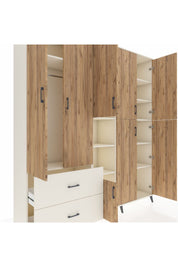 Hyperion Dolap 12 Raflı 2 Çekmeceli Tek Askılı 220x44x243 - S553M037V01B