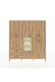 Hyperion Dolap 12 Raflı 2 Çekmeceli Tek Askılı 220x44x243 - S553M037V03B