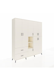 Hyperion Dolap 12 Raflı 2 Çekmeceli Tek Askılı 220x44x243 - S553M037V04B