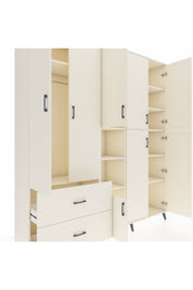 Hyperion Dolap 12 Raflı 2 Çekmeceli Tek Askılı 220x44x243 - S553M037V04B