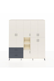 Hyperion Dolap 12 Raflı 2 Çekmeceli Tek Askılı 220x44x243 - S553M037V05B