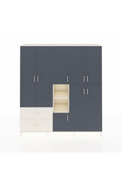 Hyperion Dolap 12 Raflı 2 Çekmeceli Tek Askılı 220x44x243 - S553M037V07B