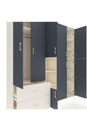 Hyperion Dolap 12 Raflı 2 Çekmeceli Tek Askılı 220x44x243 - S553M037V07B