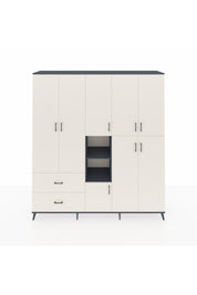 Hyperion Dolap 12 Raflı 2 Çekmeceli Tek Askılı 220x44x243 - S553M037V13B