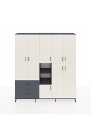 Hyperion Dolap 12 Raflı 2 Çekmeceli Tek Askılı 220x44x243 - S553M037V14B