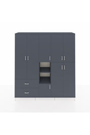 Hyperion Dolap 12 Raflı 2 Çekmeceli Tek Askılı 220x44x243 - S553M037V17B