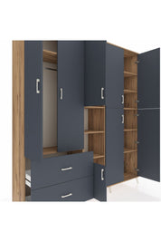 Hyperion Dolap 12 Raflı 2 Çekmeceli Tek Askılı 220x44x243 - S553M037V26B