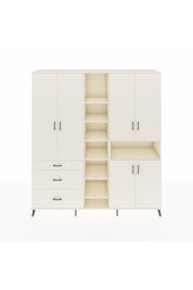 Hyperion Dolap 13 Raflı 3 Çekmeceli 6 Kapaklı 220x44x243 - S553M039V04B