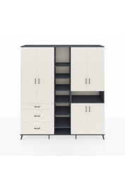 Hyperion Dolap 13 Raflı 3 Çekmeceli 6 Kapaklı 220x44x243 - S553M039V13B