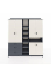 Hyperion Dolap 13 Raflı 3 Çekmeceli 6 Kapaklı 220x44x243 - S553M039V14B