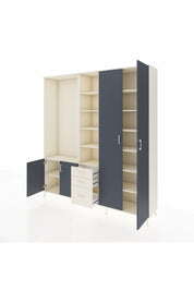 Hyperion Dolap 13 Raflı 3 Çekmeceli 4 Kapaklı 220x44x243 - S553M040V07B