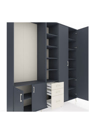 Hyperion Dolap 13 Raflı 3 Çekmeceli 4 Kapaklı 220x44x243 - S553M040V16B