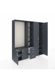 Hyperion Dolap 13 Raflı 3 Çekmeceli 4 Kapaklı 220x44x243 - S553M040V17B