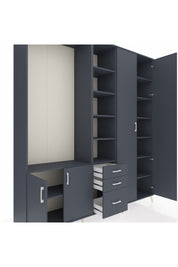 Hyperion Dolap 13 Raflı 3 Çekmeceli 4 Kapaklı 220x44x243 - S553M040V17B