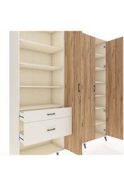 Hyperion Dolap 16 Raflı 2 Çekmeceli 3 Kapaklı 220x44x243 - S553M041V01B