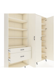 Hyperion Dolap 16 Raflı 2 Çekmeceli 3 Kapaklı 220x44x243 - S553M041V04B