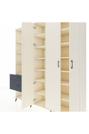 Hyperion Dolap 16 Raflı 2 Çekmeceli 3 Kapaklı 220x44x243 - S553M041V05B