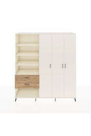 Hyperion Dolap 16 Raflı 2 Çekmeceli 3 Kapaklı 220x44x243 - S553M041V06B