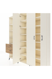 Hyperion Dolap 16 Raflı 2 Çekmeceli 3 Kapaklı 220x44x243 - S553M041V06B
