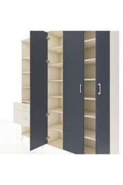 Hyperion Dolap 16 Raflı 2 Çekmeceli 3 Kapaklı 220x44x243 - S553M041V07B