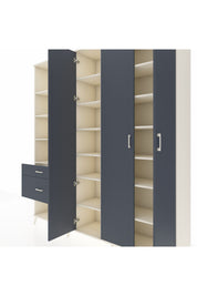 Hyperion Dolap 16 Raflı 2 Çekmeceli 3 Kapaklı 220x44x243 - S553M041V08B