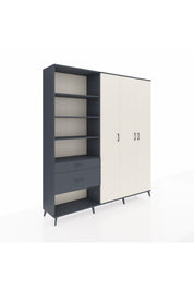 Hyperion Dolap 16 Raflı 2 Çekmeceli 3 Kapaklı 220x44x243 - S553M041V14B