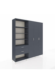 Hyperion Dolap 16 Raflı 2 Çekmeceli 3 Kapaklı 220x44x243 - S553M041V17B