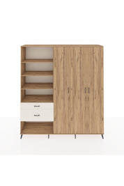 Hyperion Dolap 16 Raflı 2 Çekmeceli 3 Kapaklı 220x44x243 - S553M041V19B