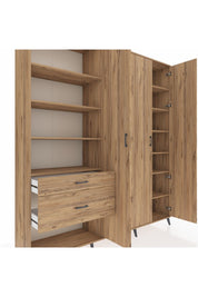 Hyperion Dolap 16 Raflı 2 Çekmeceli 3 Kapaklı 220x44x243 - S553M041V21B