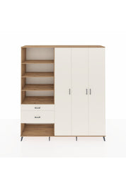 Hyperion Dolap 16 Raflı 2 Çekmeceli 3 Kapaklı 220x44x243 - S553M041V22B