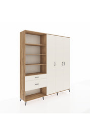 Hyperion Dolap 16 Raflı 2 Çekmeceli 3 Kapaklı 220x44x243 - S553M041V22B