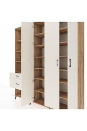 Hyperion Dolap 16 Raflı 2 Çekmeceli 3 Kapaklı 220x44x243 - S553M041V22B