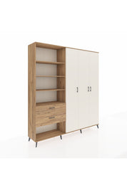 Hyperion Dolap 16 Raflı 2 Çekmeceli 3 Kapaklı 220x44x243 - S553M041V24B