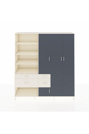 Hyperion Dolap 14 Raflı 4 Çekmeceli 4 Kapaklı 220x44x243 - S553M042V07B