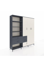 Hyperion Dolap 14 Raflı 4 Çekmeceli 4 Kapaklı 220x44x243 - S553M042V14B