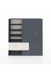 Hyperion Dolap 14 Raflı 4 Çekmeceli 4 Kapaklı 220x44x243 - S553M042V16B