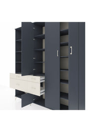 Hyperion Dolap 14 Raflı 4 Çekmeceli 4 Kapaklı 220x44x243 - S553M042V16B