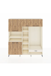 Hyperion Dolap 11 Raflı Tek Çekmeceli 7 Kapaklı 220x44x243 - S553M043V01B