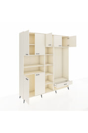 Hyperion Dolap 11 Raflı Tek Çekmeceli 7 Kapaklı 220x44x243 - S553M043V04B