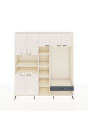 Hyperion Dolap 11 Raflı Tek Çekmeceli 7 Kapaklı 220x44x243 - S553M043V05B