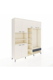 Hyperion Dolap 11 Raflı Tek Çekmeceli 7 Kapaklı 220x44x243 - S553M043V05B