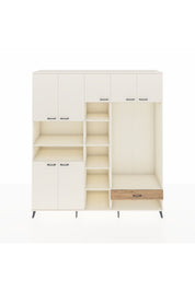 Hyperion Dolap 11 Raflı Tek Çekmeceli 7 Kapaklı 220x44x243 - S553M043V06B