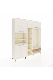 Hyperion Dolap 11 Raflı Tek Çekmeceli 7 Kapaklı 220x44x243 - S553M043V06B