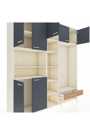 Hyperion Dolap 11 Raflı Tek Çekmeceli 7 Kapaklı 220x44x243 - S553M043V09B