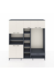 Hyperion Dolap 11 Raflı Tek Çekmeceli 7 Kapaklı 220x44x243 - S553M043V14B